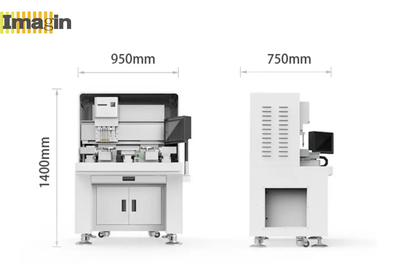 5-axis 4-head double work table stone setting machine alpe